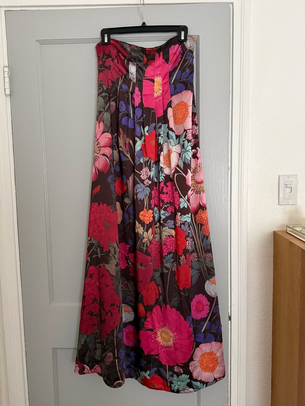 Free People Botanical Maxi Dress in Chocolate Combo Small - Picture 4 of 7